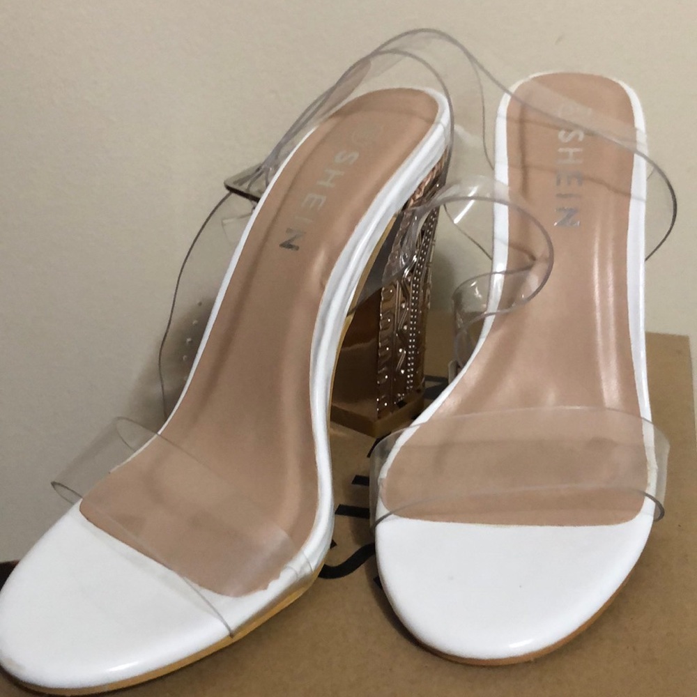 Transparent Chunky Heels